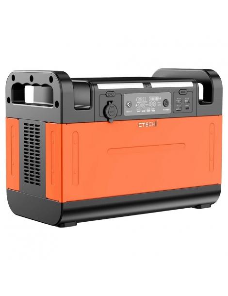 Ctechi GT1500 Stazione Di Alimentazione Portatile Da 1500W/1210Wh Batteria Lifepo4 Onda Sinusoidale Pura