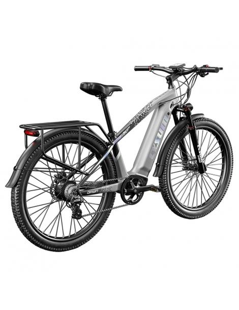 Cysum Speedy Mountain Bike Elettrica Motore 500W Batteria Rimovibile 48V 14AH Pneumatico 27 5*2 2 Pollici - Grigio