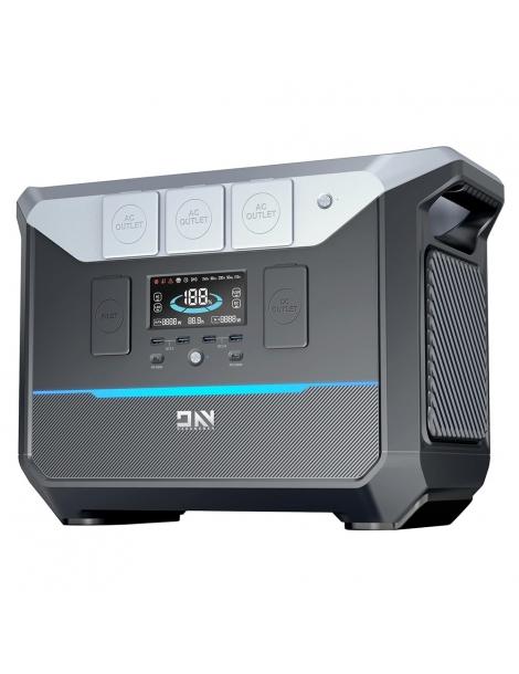 DaranEner NEO2000 Stazione di energia portatile generatore solare con batteria LiFePO4 da 2073 6Wh uscita AC da 2000W