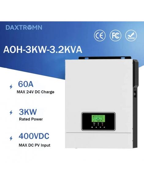 DAXTROMN POWER 3000W 3.2KVA Inverter solare regolatore solare MPPT 80A integrato ingresso 400VDC con WiFi