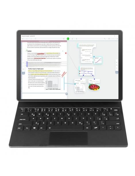 DERE T30 PRO 2-in-1 Laptop 13 Pollici 2K IPS Touch Screen Tastiera Magica Penna Stilo 16GB DDR4 512GB SSD - Argento