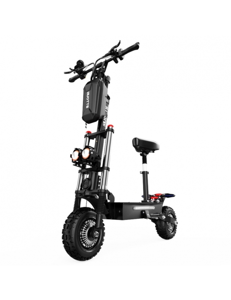 DUOTTS D66 Scooter Elettrico Con Luci Di Svolta 1800W * 2 Motori 60V 24Ah Batteria 11 "Off-road Pneumatici