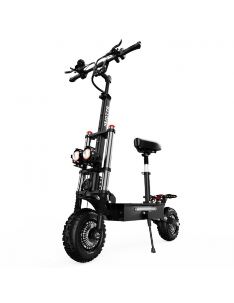 DUOTTS D66 Scooter elettrico con luci di svolta 1800W * 2 motori 60V 24Ah batteria 11 "Off-road pneumatici