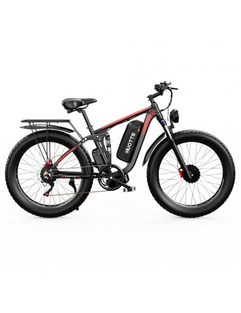DUOTTS S26 26*4.0in Bici Elettrica Pneumatici 750W*2 Motore 50km/h Velocità Massima 48V 20Ah Samsung Batteria