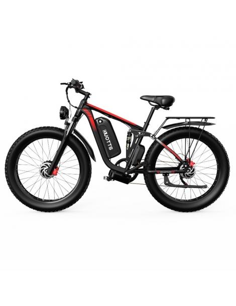 DUOTTS S26 26*4.0in Bici Elettrica Pneumatici 750W*2 Motore 50km/h Velocità Massima 48V 20Ah Samsung Batteria