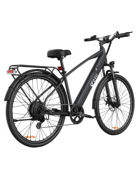 DYU C5 City Electric Bike Motore 250W Batteria 48V 10AH 27 5 Pollici 25km/h 65km Freni A Doppio Disco - Nero