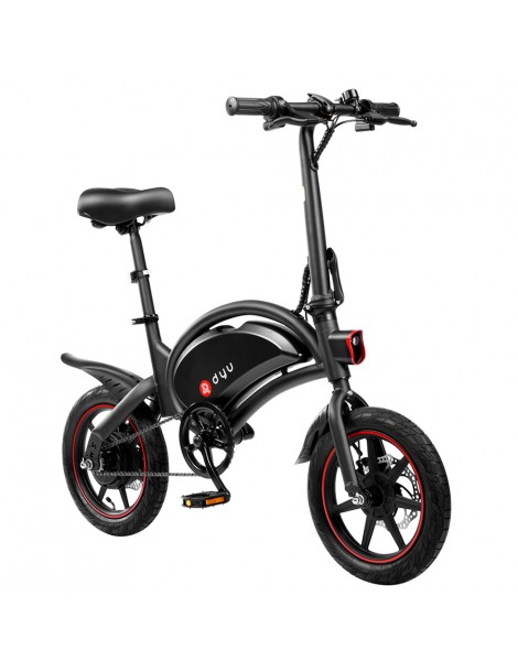 DYU D3F Con Pedale Ciclomotore Elettrico Pieghevole -10AH Batteria Al Litio