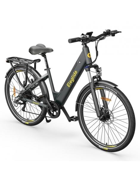 Eleglide T1 STEP-THRU Bici Elettrica Da Trekking Batteria Da 13Ah 36V Autonomia Massima 100km Motore Da 250W - Grigio Scuro