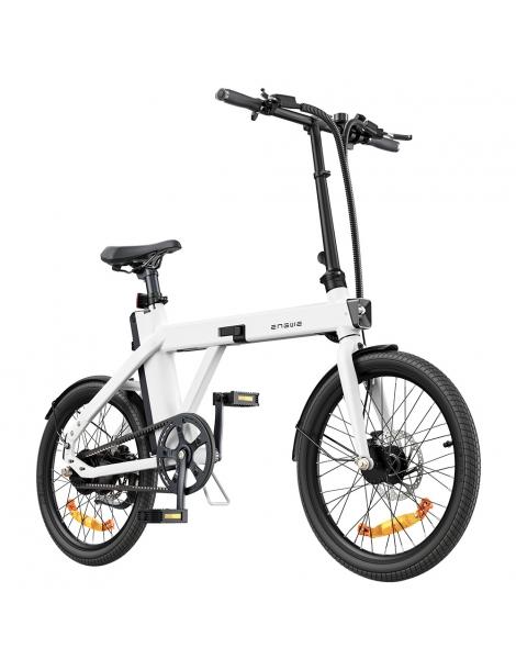 ENGWE P20 Bici Elettrica Pieghevole Motore Silenzioso 250W Sensore Di Coppia Batteria 36V 9.6A Pneumatici 20*1.95'' - Bianco