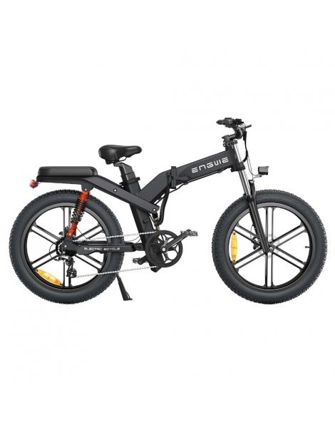ENGWE X26 26*4.0 Pollici Pneumatici Grassi Bici Elettrica - Motore 48V 1000W E Batteria 19Ah - Nero