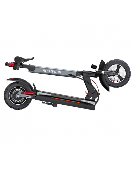 ENGWE Y600 Scooter Elettrico Pieghevole Motore 600W Batteria 48V 18.2Ah Pneumatici Grassi 10*4 Pollici
