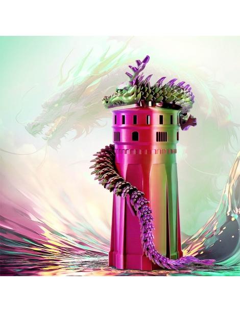 ERYONE Filamento PLA Seta Tricolore 1kg - Rosso Viola E Verde