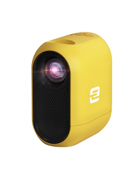 ETOE D1 Evo Proiettore 150 ANSI Android 9.0 Risoluzione 720P Correzione Trapezoidale Zoom 50%～100% - Giallo