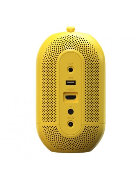 ETOE D1 Evo Proiettore 150 ANSI Android 9.0 Risoluzione 720P Correzione Trapezoidale Zoom 50%～100% - Giallo