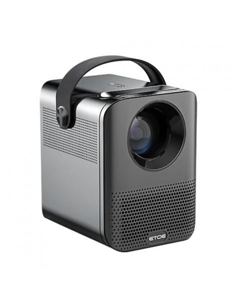 ETOE D2 Pro Proiettore 300 ANSI Android TV 10 Decodifica 4K 1080P Nativo Correzione Trapezoidale - Nero