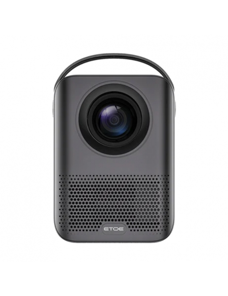 ETOE D2 Pro Proiettore 300 ANSI Android TV 10 Decodifica 4K 1080P Nativo Correzione Trapezoidale - Nero