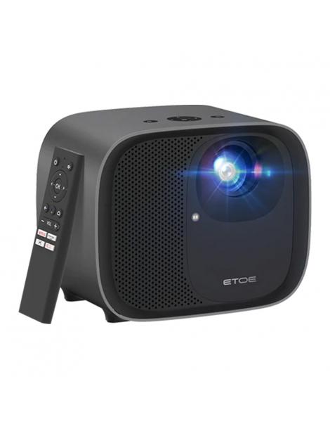 ETOE E3 Pro Proiettore 600 ANSI 1080P nativo decodifica 4K Android TV messa a fuoco automatica e correzione trapezoidale