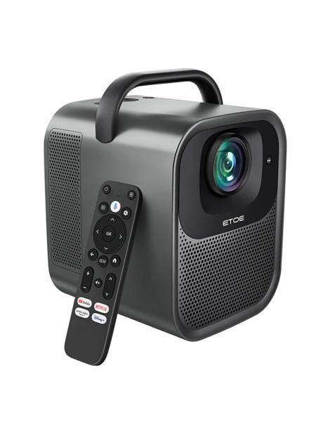 ETOE Seal Pro Proiettore 1000 ANSI 1080P nativo Google TV messa a fuoco automatica correzione trapezoidale automatica