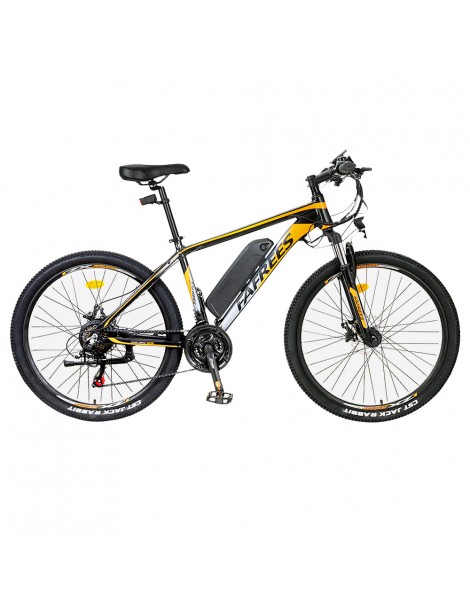 FAFREES Bici Elettrica Da 26 Pollici 250 W Con Batteria Agli Ioni Di Litio Da 36 V 10 Ah SHIMANO 21 Velocità-Nero