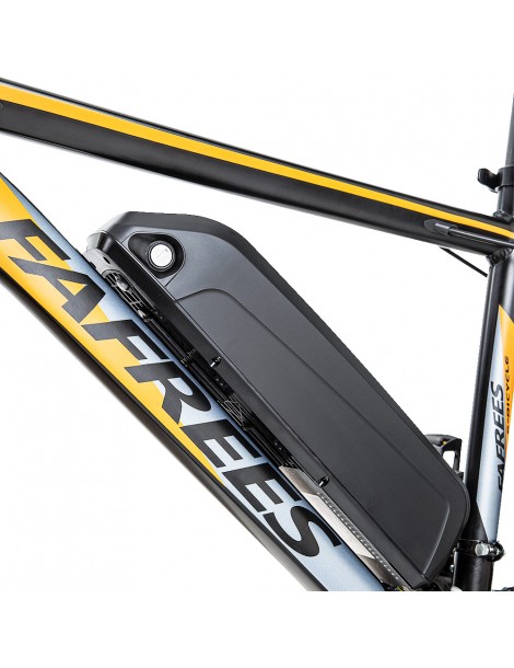 FAFREES Bici Elettrica Da 26 Pollici 250 W Con Batteria Agli Ioni Di Litio Da 36 V 10 Ah SHIMANO 21 Velocità-Nero