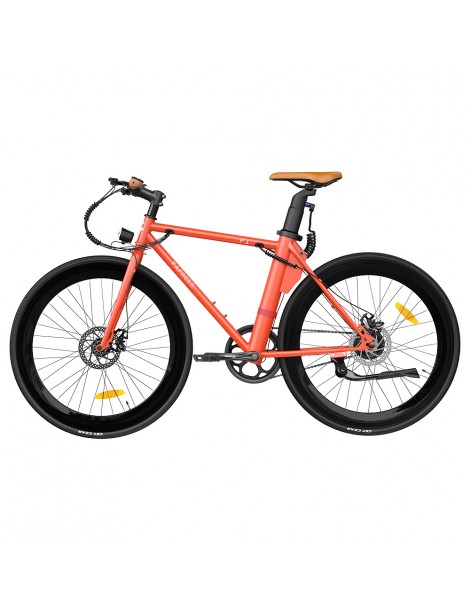 FAFREES F1 700C*28C Pneumatici Da Strada Bici Elettrica - 250W Motore Brushless & Batteria 36V 8.7Ah - Arancione