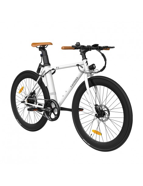 FAFREES F1 700C*28C Pneumatici Da Strada Bici Elettrica - 250W Motore Brushless & Batteria 36V 8.7Ah - Bianco