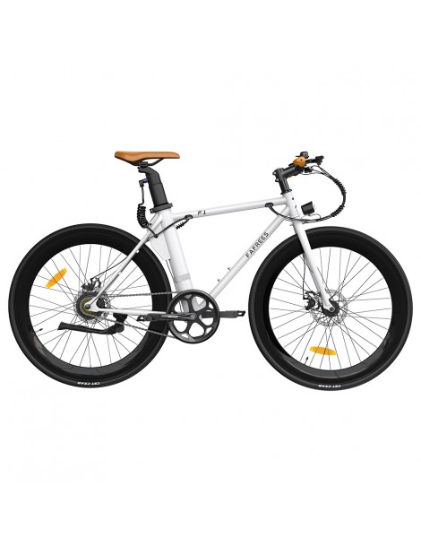 FAFREES F1 700C*28C Pneumatici da Strada Bici Elettrica - 250W Motore Brushless & Batteria 36V 8.7Ah - Bianco