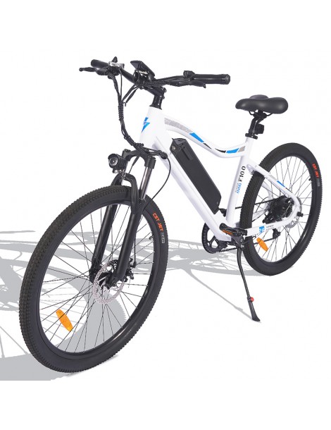 FAFREES F100 26' Bici Elettrica 33 KMPH Mountain Ebike Adulti 350 W Motore 48 V 11 6 Ah Batteria Rimovibile-Bianco