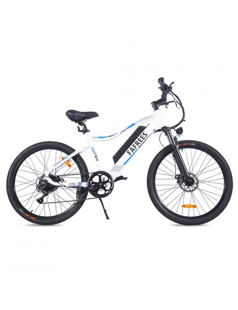 FAFREES F100 26' Bici elettrica 33 KMPH Mountain Ebike Adulti 350 W Motore 48 V 11 6 Ah Batteria rimovibile-Bianco