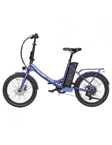 Fafrees F20 Lasting Bici Elettrica Pieghevole Motore 250W Batteria 36V 18.2Ah Pneumatici 20*1.95'' - Aurora Blue