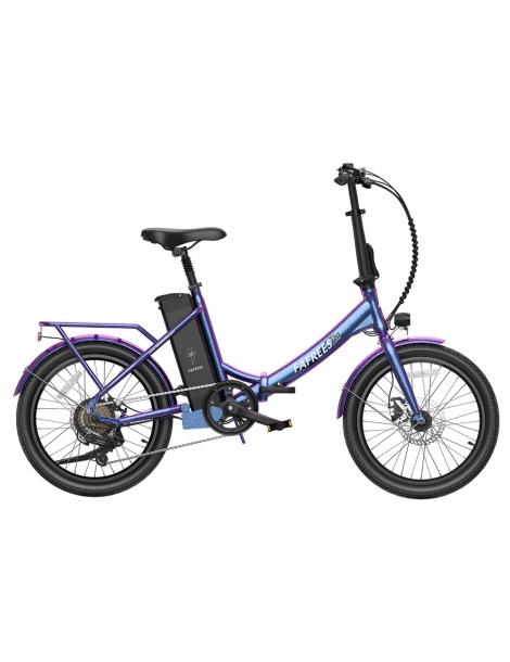 Fafrees F20 Lasting Bici Elettrica Pieghevole Motore 250W Batteria 36V 18.2Ah Pneumatici 20*1.95'' - Aurora Blue