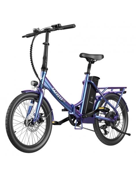 Fafrees F20 Lasting Bici Elettrica Pieghevole Motore 250W Batteria 36V 18.2Ah Pneumatici 20*1.95'' - Aurora Blue