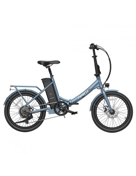 Fafrees F20 Lasting Bici Elettrica Pieghevole Motore 250W Batteria 36V 18.2Ah Pneumatici 20*1.95'' - Blu Haze