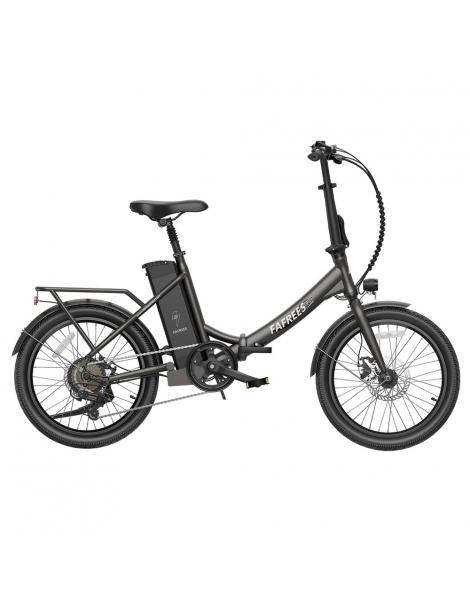 Fafrees F20 Lasting Bici Elettrica Pieghevole Motore 250W Batteria 36V 18.2Ah Pneumatici 20*1.95'' - Nero