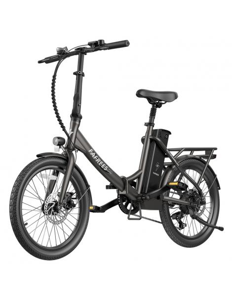 Fafrees F20 Lasting Bici Elettrica Pieghevole Motore 250W Batteria 36V 18.2Ah Pneumatici 20*1.95'' - Nero