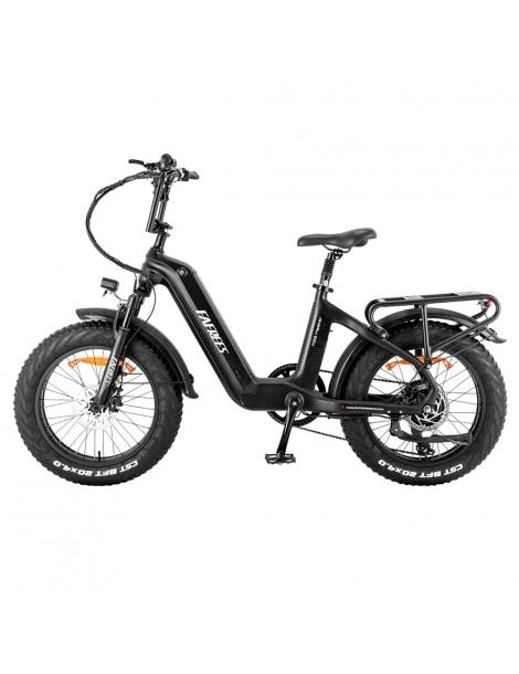FAFREES F20 Master E-bike 20*4.0 Pollici Pneumatico 500W Trazione Posteriore 25km/h Velocità Massima-Nero