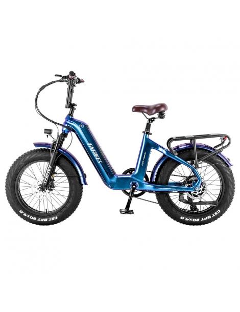 FAFREES F20 Master E-bike 20*4.0 Pollici Pneumatico 500W Trazione Posteriore 25km/h Velocità Massima- Blu