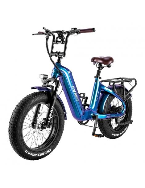 FAFREES F20 Master E-bike 20*4.0 Pollici Pneumatico 500W Trazione Posteriore 25km/h Velocità Massima- Blu