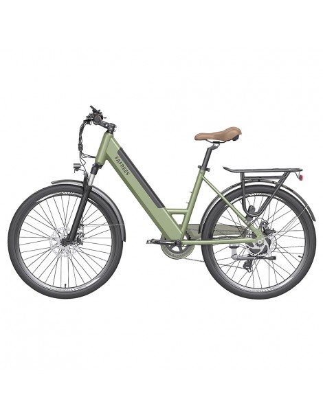 FAFREES F26 Pro 26'' E-Bike Da Città Passo-passo 25 Km/h Motore 250W 36V 10Ah Batteria Incorporata Rimovibile-Verde