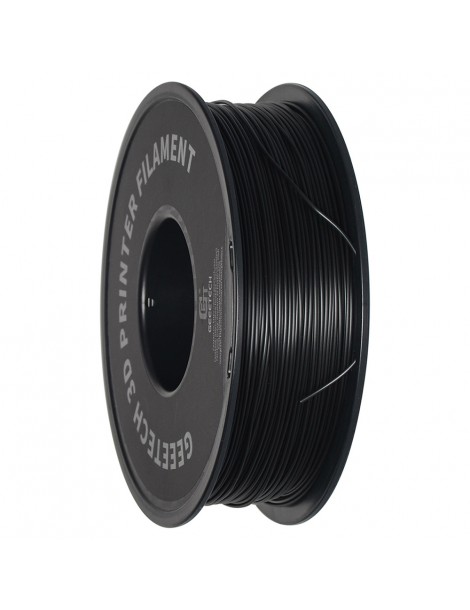 Filamento PETG Geeetech per stampante 3D tolleranza 1 75 mm /- 0 03 mm Bobina da 1 kg (2 2 libbre) - Nero