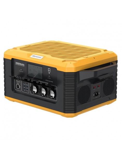 Fjdynamics Powersec MP2000 2264W/2000W Generatore Solare Portatile A Centrale Elettrica Pacco Batterie Rimovibile 12 Uscite