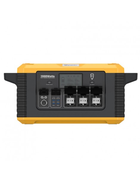 Fjdynamics Powersec MP2000 2264W/2000W Generatore Solare Portatile A Centrale Elettrica Pacco Batterie Rimovibile 12 Uscite