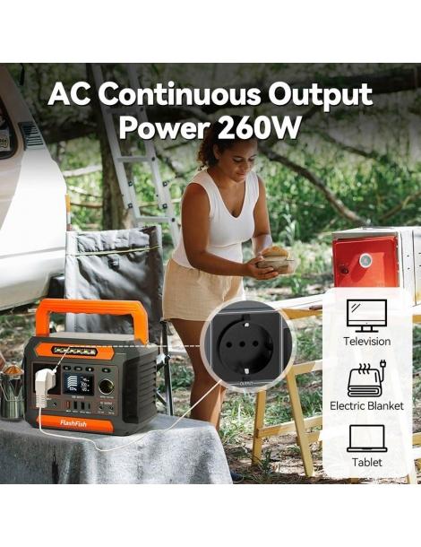 Flashfish P66 Stazione Di Alimentazione Portatile Generatore Solare Con Celle Agli Ioni Di Litio Da 288Wh/78000mAh