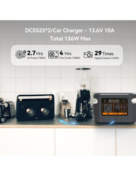 Flashfish QE01D Stazione Di Alimentazione Portatile Batteria Da 22 4V/20Ah 448Wh Uscita CA Da 600W