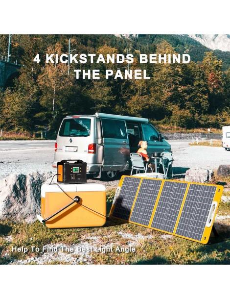 Flashfish TSP 18V/100W Pannello Solare Pieghevole Caricatore Solare Portatile Con Uscita DC/USB