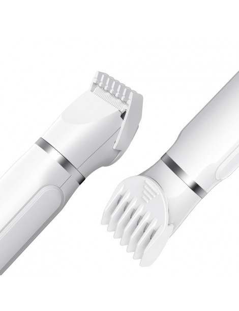 Fluffee Set Di Tagliacapelli Per Animali Domestici 4 In 1 4 Lame Staccabili 50 DB A Basso Rumore Impermeabile IPX7