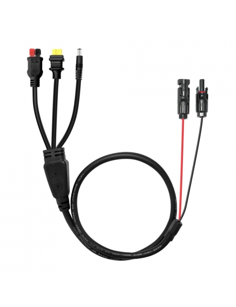 FOSSiBOT 3 in 1 Cavo di collegamento del pannello solare MC4 trasferimento a DC5521 XT60 e Anderson