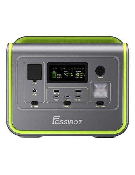 FOSSiBOT F800 Generatore Portatile Generatore Solare LiFePO4 Da 512Wh - Verde