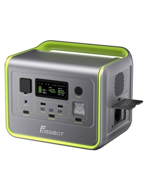 FOSSiBOT F800 Generatore Portatile Generatore Solare LiFePO4 Da 512Wh - Verde