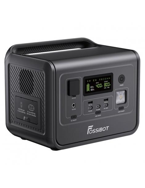 FOSSiBOT F800 Generatore Portatile Generatore Solare LiFePO4 Da 512Wh - Nero